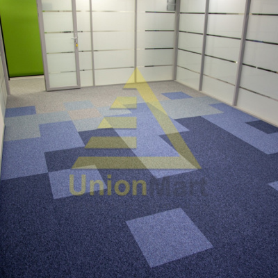Офис монтаж ковровой плитки